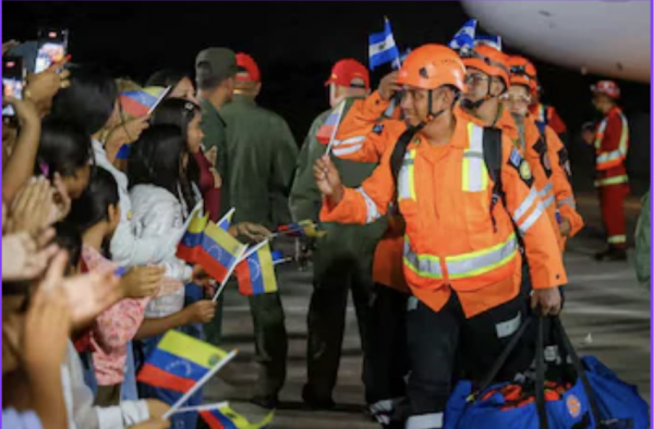 Ayuda a Venezuela: acuden más de mil 600 rescatistas de 11 países para atender a víctimas de los terremotos